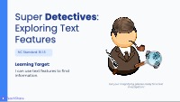 Exploring Informational Text Features