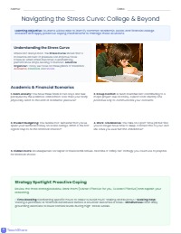 Navigating College Stress: Building Resilience