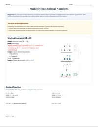 Mastering Decimals: Multiplication and Division