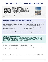Biomimicry in Flight Engineering