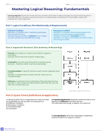 Mastering LSAT Logical Reasoning Vocabulary