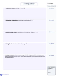 Whole Number & Fraction Challenge