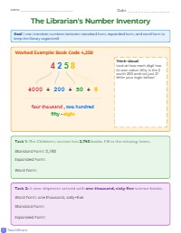 Place Value Form Match-Up