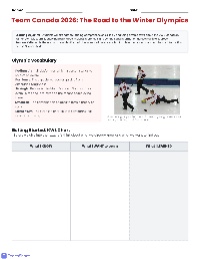 Olympic Reading Challenge