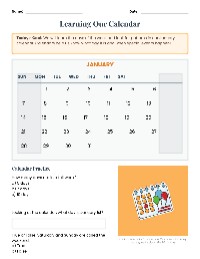 Learning About Our Calendar