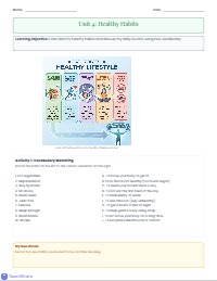 Healthy Habits and Lifestyle Choices