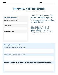 Guide to Interview Self-Reflection