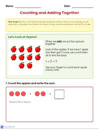 Fun With Addition Up To Ten