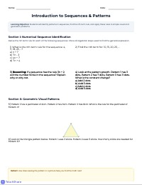 Algebraic Patterns and Real-World Applications