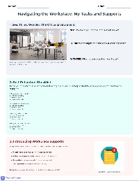Identifying My Workplace Supports