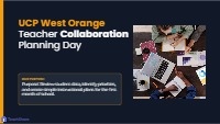 Teacher Collaboration Planning Day Guided Workbook