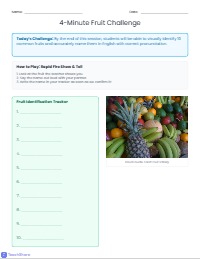 Fruit Identification Challenge