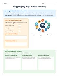 Mapping Your Path to College and Careers
