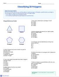 Mastering 2D Geometric Shapes and Properties