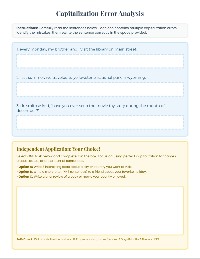 Capitalization Practice Pages