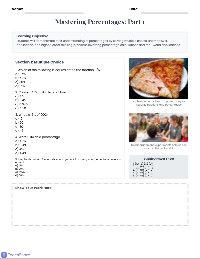 Grade 5 Percentage Assessment