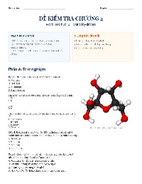 Carbohydrates Assessment for Chemistry 12