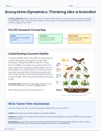 Mastering Scientific Reasoning Through CER Analysis