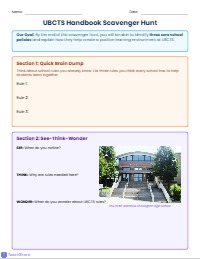 Policy Prior Knowledge Scavenger Hunt
