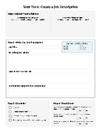 Guide to Writing Job Descriptions in The Giver