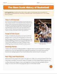 Basketball Basics: Reading and Understanding