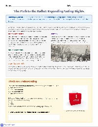Voting Rights Quick Check