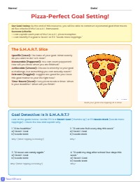 Building Your S.M.A.R.T. Goal Pizza