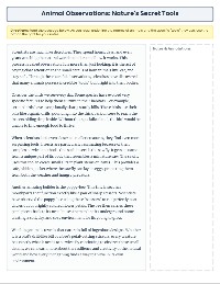 5th Grade Reading Comprehension Progress Monitor