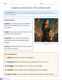 The Hunger Games Chapter 27 Comprehension Worksheet