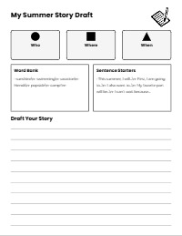 My Favorite Memory: A Scaffolded Writing Guide