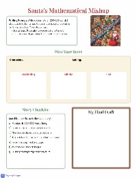 Holiday Reading and Math Activities