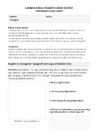 Lembar Kerja Siswa: Tipografi dan Logo Kelas 7 SMP