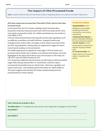 Analyzing Ultra-Processed Food Consumption Trends