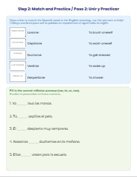 Mastering Spanish Reflexive Daily Routine Verbs