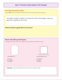 Three-Week Summer Skills Practice Packet