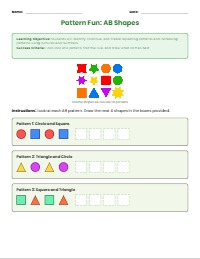 Grade 2 Pattern Practice Worksheets