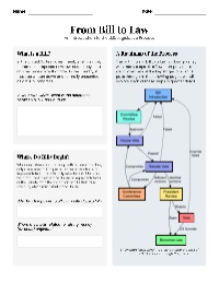 Understanding the U.S. Legislative Process