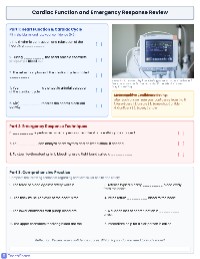 Cardiovascular System Vocabulary Quiz