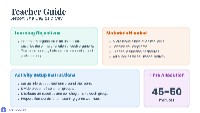 The Cell as a City: Teacher Guide