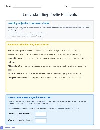 Poetry Elements Quiz