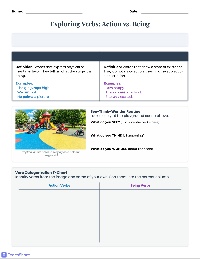 Verb Hunt Challenge
