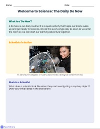 Do Now: What is a Scientist?