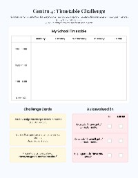 Engaging School Schedule Activities