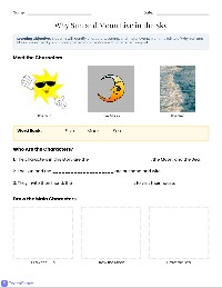 Sun and Moon Story Worksheet