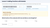 Please scaffold this for my students who are having some trouble with fractions and chunk this for my dyslexic students.