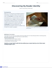 Setting the Stage: Reader Identity