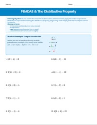 Mastering Order of Operations and Distribution