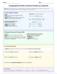 Essential Statistical Skills for GCSE Geography