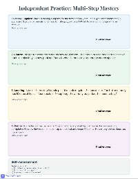 Multi-Step Addition and Subtraction
