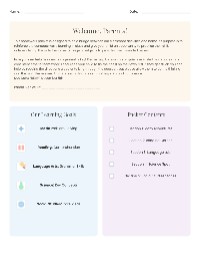 Homework Packet Overview